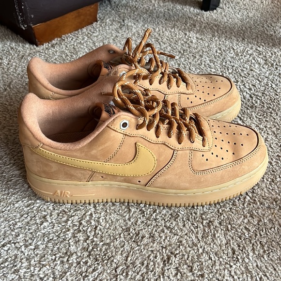 Nike Air Force 1 '07 WB Flax/Wheat-Gum Light Brown - Picture 6 of 8